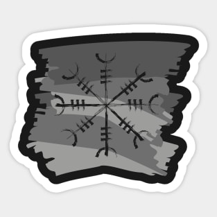 Viking Norse Mythology Warrior Compass Sticker